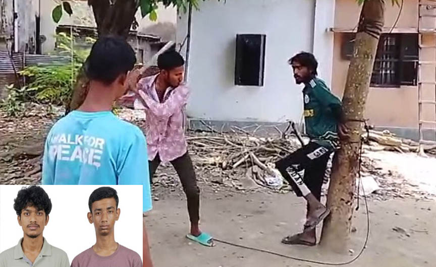 যুবককে গাছে বেঁধে নির্যাতন: গ্রেপ্তার এক আসামি থানা থেকেই জামিনে! আরেকজন কারাগারে